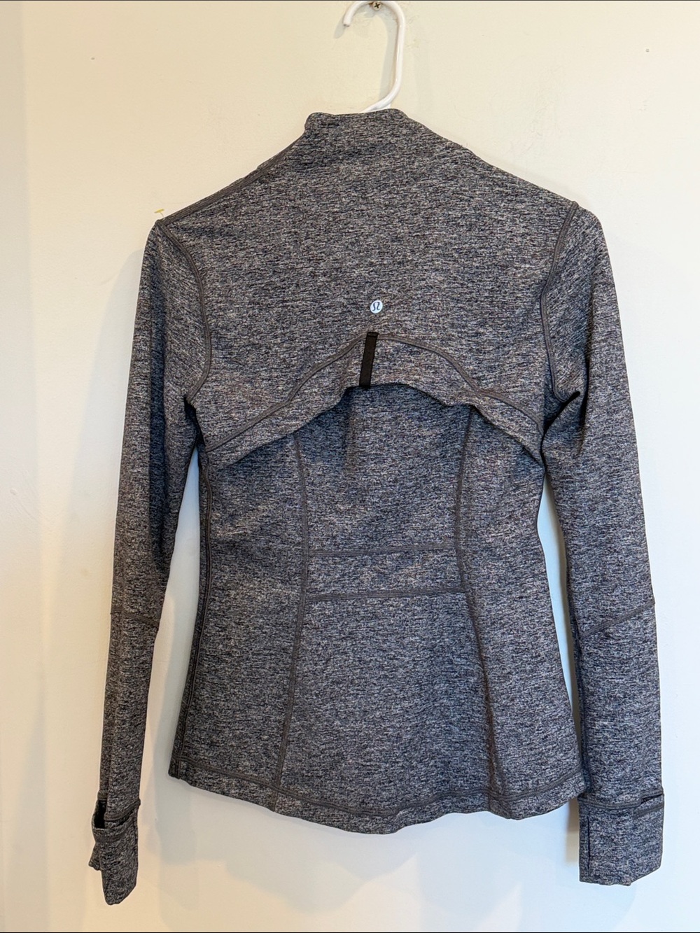 lululemon athletica Heather Gray Full-Zip Sculpting Jacket - Picture 8 of 11